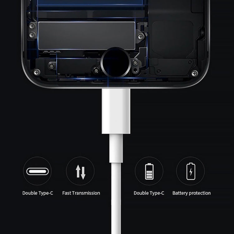 XJ-50 PD 120W 5A USB-C / Type-C to USB-C / Type-C Fast Charging Data Cable, Cable Length: 2m by buy2fix
