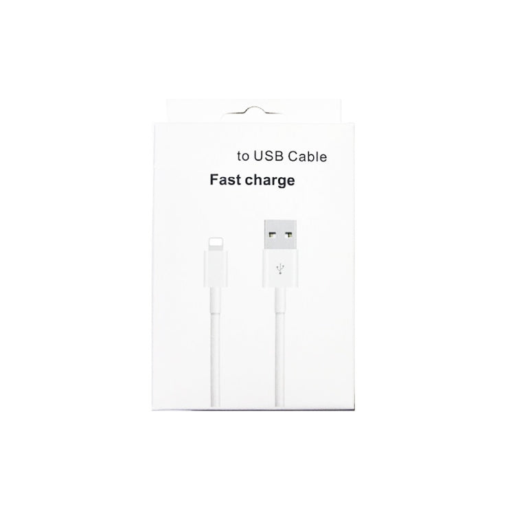 XJ-51 3A USB to 8 Pin Fast Charging Cable for iPhone 12 Series, Length: 2m by buy2fix