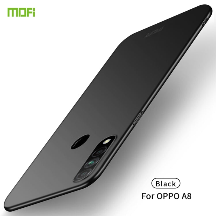 For OPPO A8 MOFI Frosted PC Ultra-thin Hard Case(Black) by MOFI