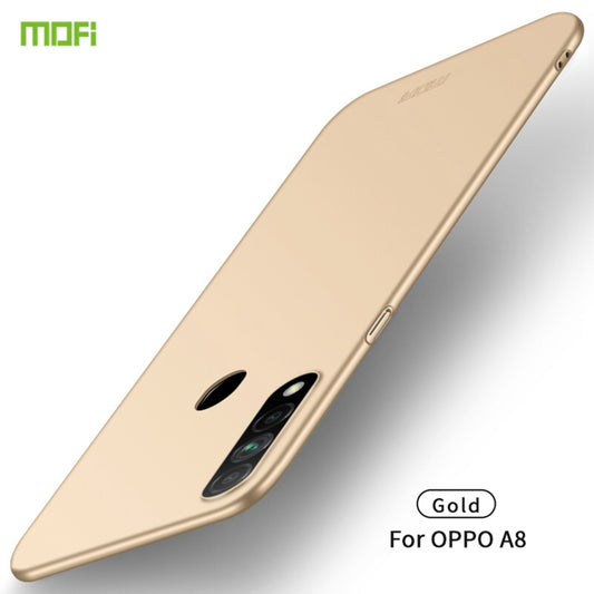 For OPPO A8 MOFI Frosted PC Ultra-thin Hard Case(Gold) by MOFI
