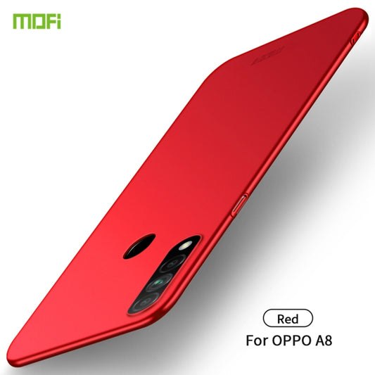 For OPPO A8 MOFI Frosted PC Ultra-thin Hard Case(Red) by MOFI
