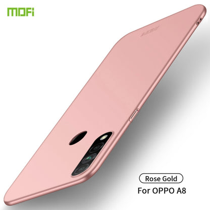 For OPPO A8 MOFI Frosted PC Ultra-thin Hard Case(Rose Gold) by MOFI