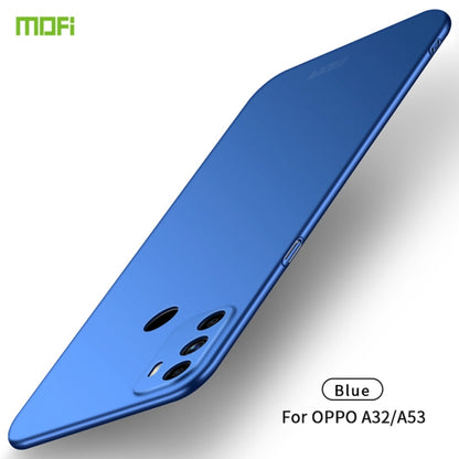 For OPPO A32 / A52 MOFI Frosted PC Ultra-thin Hard Case(Blue) by MOFI
