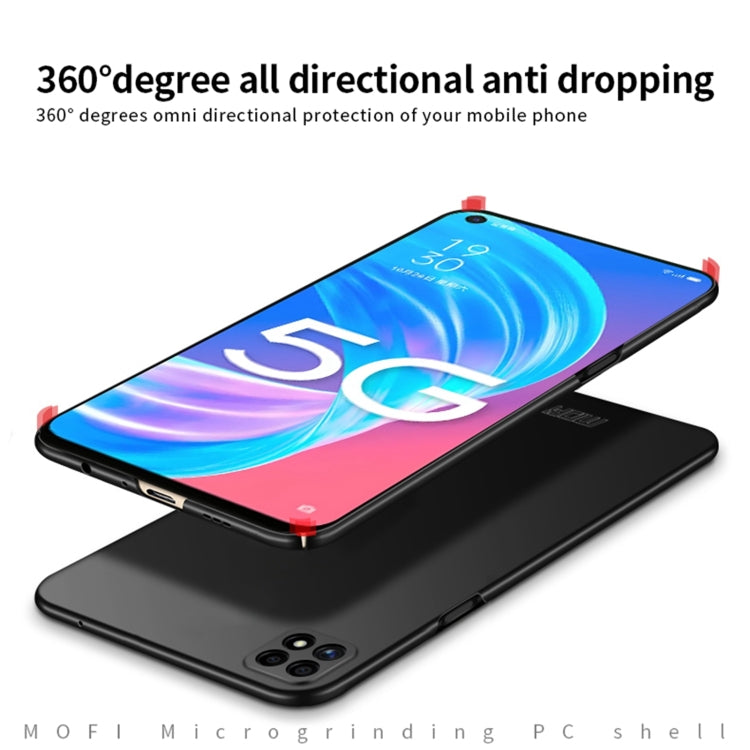 For OPPO A72 MOFI Frosted PC Ultra-thin Hard Case(Rose Gold) by MOFI