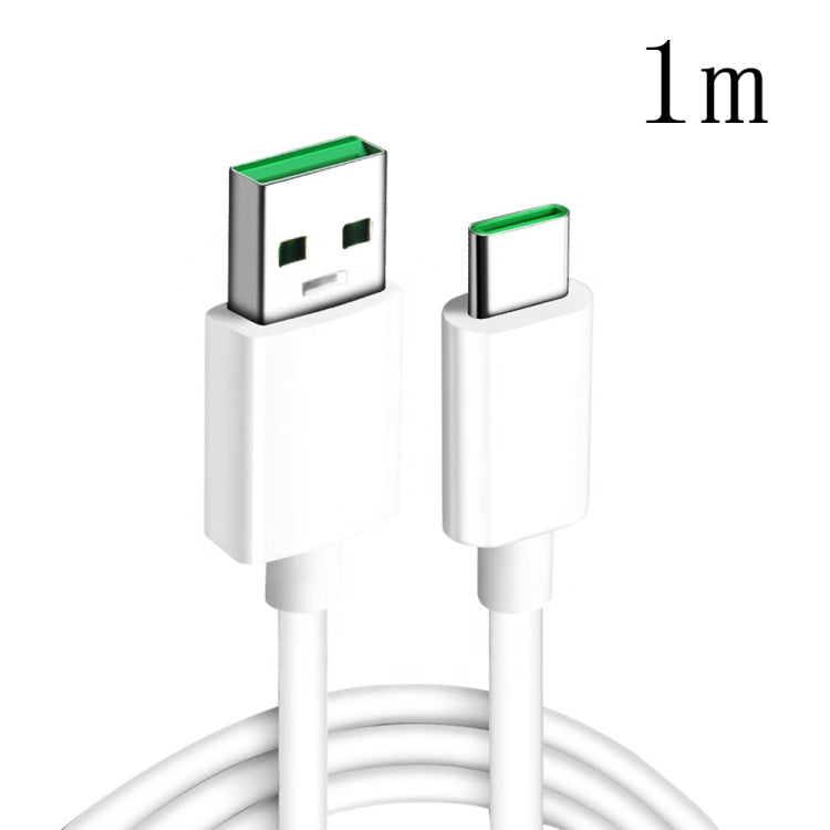 XJ-63 5A USB to Type-C Super Flash Charging Data Cable for OPPO, Cable Length:1m by buy2fix