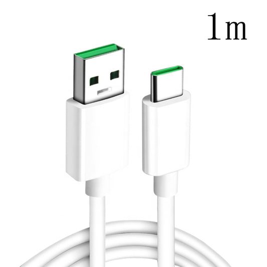 XJ-63 5A USB to Type-C Super Flash Charging Data Cable for OPPO, Cable Length:1m by buy2fix