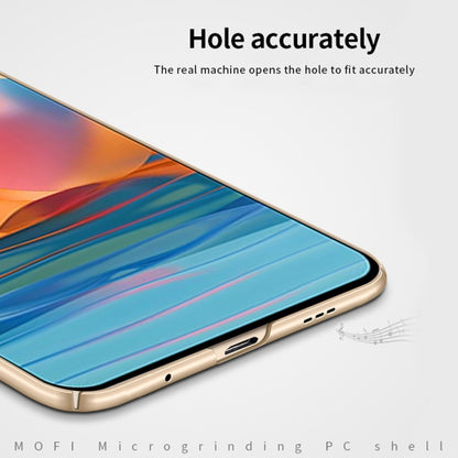 For Xiaomi Redmi Note10 Pro MOFI Frosted PC Ultra-thin Hard Case(Gold) - Xiaomi Cases by MOFI | Online Shopping UK | buy2fix