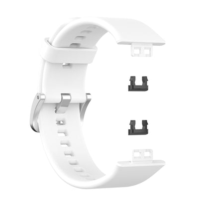 For Huawei Watch Fit TIA-B09 Silicone Watch Band(white) by buy2fix
