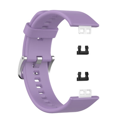 For Huawei Watch Fit TIA-B09 Silicone Watch Band(light purple) by buy2fix