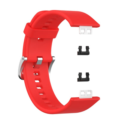 For Huawei Watch Fit TIA-B09 Silicone Watch Band(red) by buy2fix