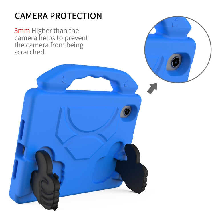 For iPad mini 6 / mini 2024 Children EVA Shockproof Tablet Case with Thumb Bracket(Blue) - iPad mini 6 Cases by buy2fix | Online Shopping UK | buy2fix