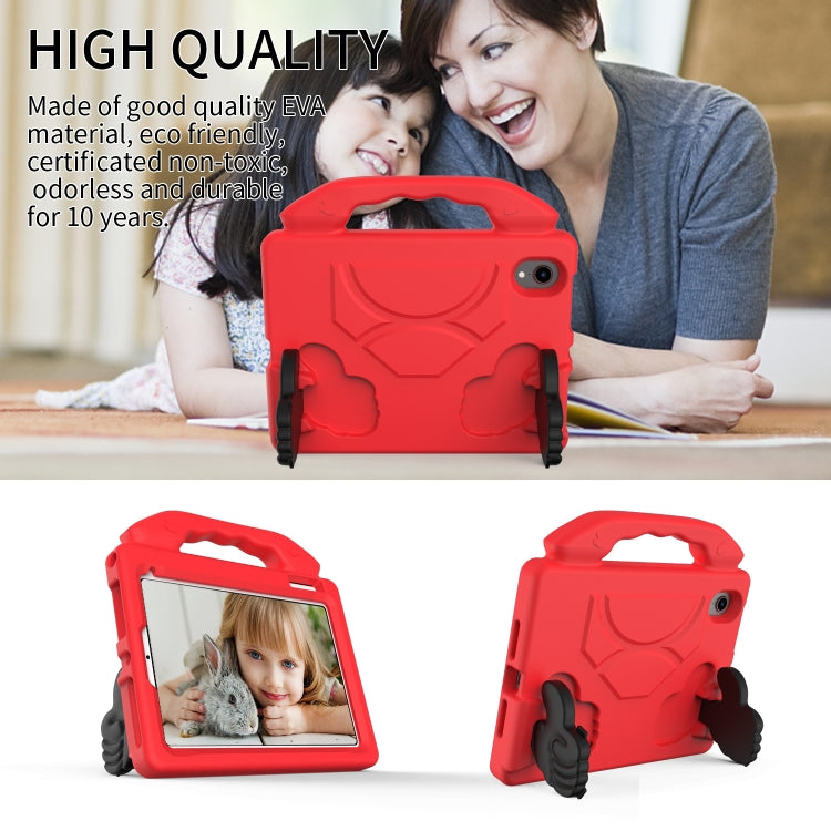 For iPad mini 6 / mini 2024 Children EVA Shockproof Tablet Case with Thumb Bracket(Red) - iPad mini 6 Cases by buy2fix | Online Shopping UK | buy2fix