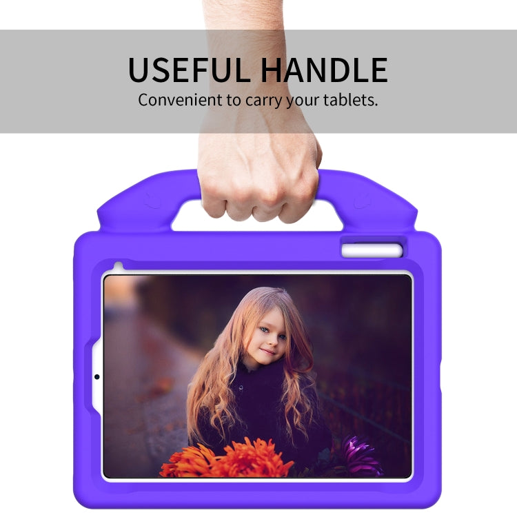 For iPad mini 6 / mini 2024 Children EVA Shockproof Tablet Case with Thumb Bracket(Purple) - iPad mini 6 Cases by buy2fix | Online Shopping UK | buy2fix