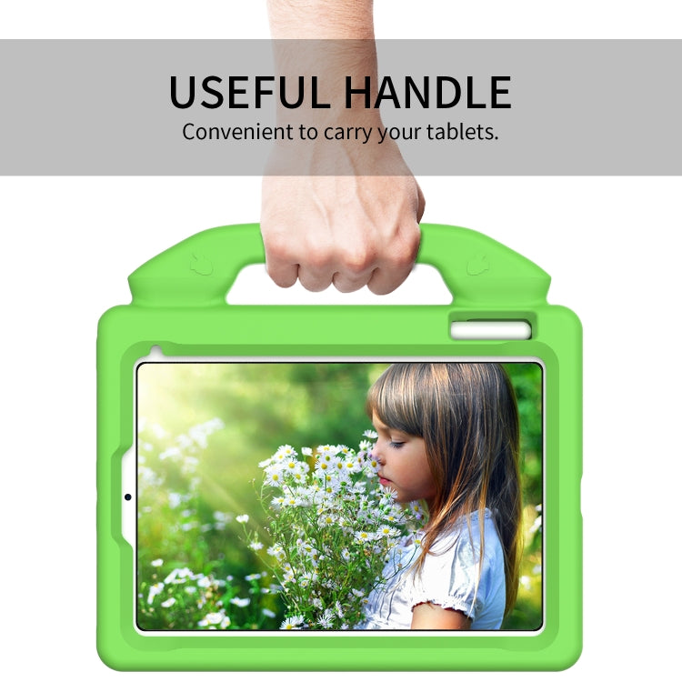 For iPad mini 6 / mini 2024 Children EVA Shockproof Tablet Case with Thumb Bracket(Green) - iPad mini 6 Cases by buy2fix | Online Shopping UK | buy2fix