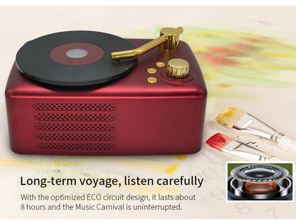 T12 Retro Style Bluetooth Speaker, Built-in High-sensitivity FM Receiving Antenna, Long-Term Voyage - Desktop Speaker by buy2fix | Online Shopping UK | buy2fix
