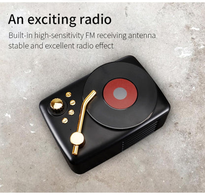 T12 Retro Style Bluetooth Speaker, Built-in High-sensitivity FM Receiving Antenna, Long-Term Voyage - Desktop Speaker by buy2fix | Online Shopping UK | buy2fix