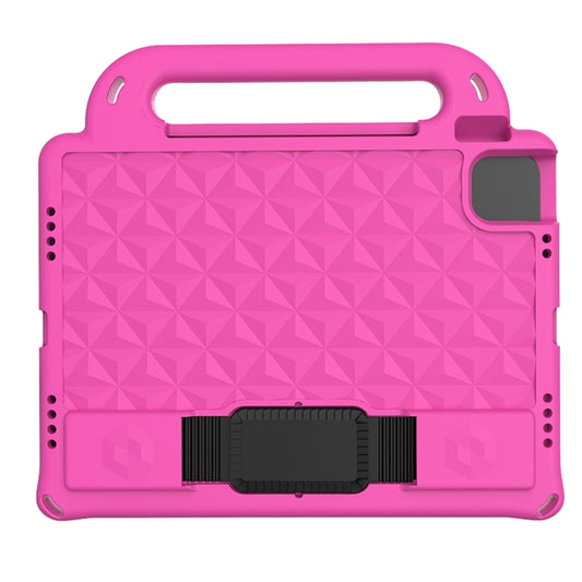 For iPad Air 4 10.9 2020 Diamond Series EVA Anti-Fall Shockproof Sleeve Protective Shell Case with Holder & Strap(Rose Red) - iPad Air (2022) / (2020) 10.9 Cases by buy2fix | Online Shopping UK | buy2fix