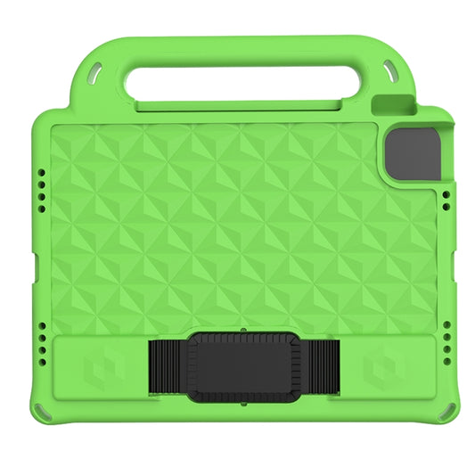 For iPad Air 4 10.9 2020 Diamond Series EVA Anti-Fall Shockproof Sleeve Protective Shell Case with Holder & Strap(Green) - iPad Air (2022) / (2020) 10.9 Cases by buy2fix | Online Shopping UK | buy2fix