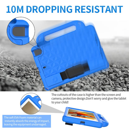 For iPad mini 2019 / mini 5 Diamond Series EVA Anti-Fall Shockproof Sleeve Protective Shell Case with Holder & Strap(Blue) - iPad mini (2019) / mini 5 Cases by buy2fix | Online Shopping UK | buy2fix
