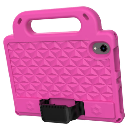 For iPad mini 6 Diamond Series EVA Anti-Fall Shockproof Sleeve Protective Shell Tablet Case with Holder & Strap(Rose Red) - iPad mini 6 Cases by buy2fix | Online Shopping UK | buy2fix