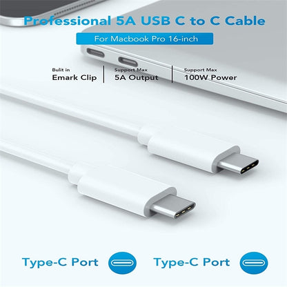 30W USB-C / Type-C Laptop Portable Power Adapter with 1.8m USB-C / Type-C to USB-C / Type-C Charging Cable, EU Plug - USB Charger by buy2fix | Online Shopping UK | buy2fix