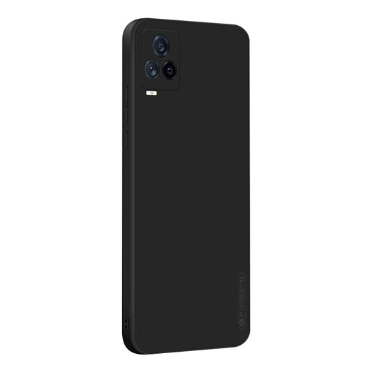 For vivo IQOO7 PINWUYO Touching Series Liquid Silicone TPU Shockproof Case(Black) - OPPO Cases by PINWUYO | Online Shopping UK | buy2fix