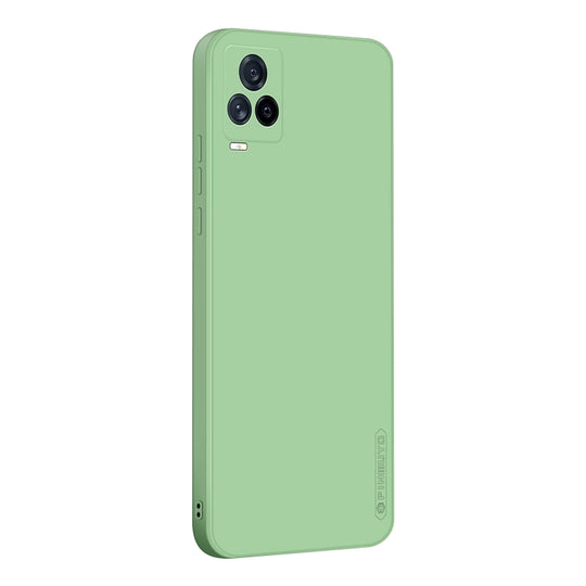For vivo IQOO7 PINWUYO Touching Series Liquid Silicone TPU Shockproof Case(Green)
