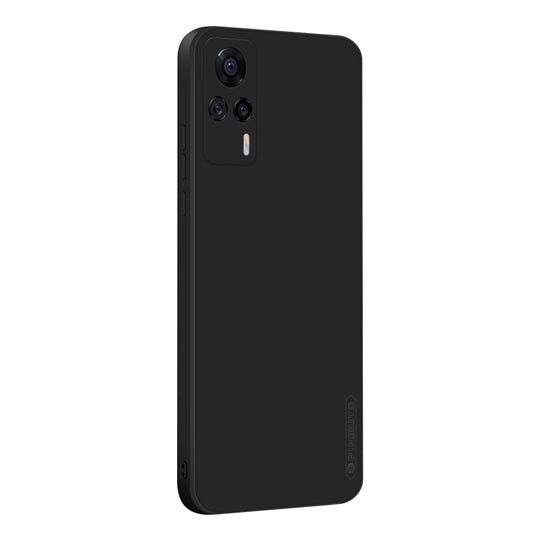 For vivo S9e PINWUYO Touching Series Liquid Silicone TPU Shockproof Case(Black)