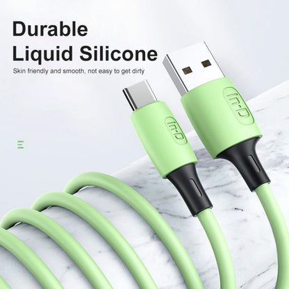 ENKAY Hat-Prince ENK-CB1101 5A USB to USB-C / Type-C Silicone Super Fast Charging Cable, Cable Length: 1.2m(Green) by ENKAY