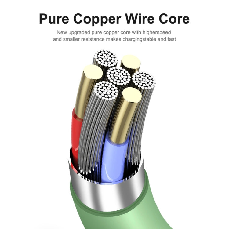 ENKAY Hat-Prince ENK-CB1102 3A USB to USB-C / Type-C Silicone Data Sync Fast Charging Cable, Cable Length: 1.8m(Yellow) by ENKAY
