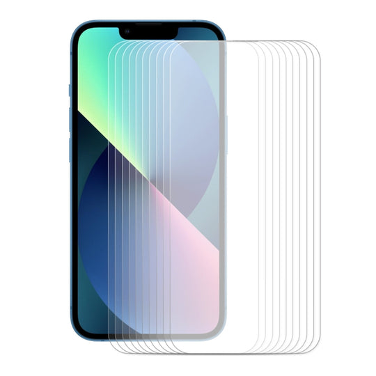 For iPhone 13 mini 10pcs ENKAY Hat-Prince 0.26mm 9H 2.5D Curved Edge Tempered Glass Screen Protector
