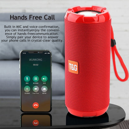 T&G TG621 Portable Waterproof 3D Stereo Wireless Speaker, Support FM Radio / TWS / TF Card(Green) - Waterproof Speaker by T&G | Online Shopping UK | buy2fix