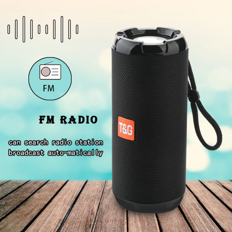 T&G TG621 Portable Waterproof 3D Stereo Wireless Speaker, Support FM Radio / TWS / TF Card(Green) - Waterproof Speaker by T&G | Online Shopping UK | buy2fix