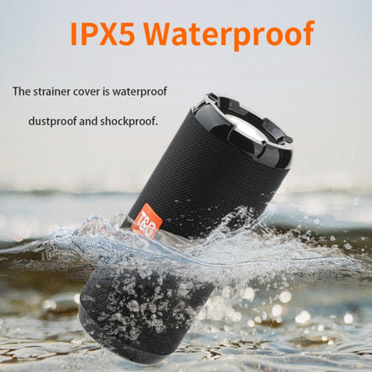 T&G TG621 Portable Waterproof 3D Stereo Wireless Speaker, Support FM Radio / TWS / TF Card(Gray) - Waterproof Speaker by T&G | Online Shopping UK | buy2fix