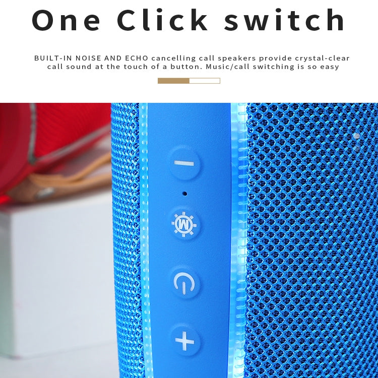 T&G TG287 LED Flashing Light Bluetooth Speaker Portable Wireless Stereo Bass Subwoofer FM / TF / USB(Gray) - Desktop Speaker by T&G | Online Shopping UK | buy2fix