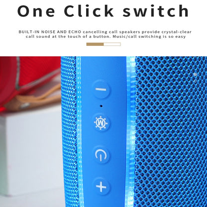 T&G TG287 LED Flashing Light Bluetooth Speaker Portable Wireless Stereo Bass Subwoofer FM / TF / USB(Gray) - Desktop Speaker by T&G | Online Shopping UK | buy2fix