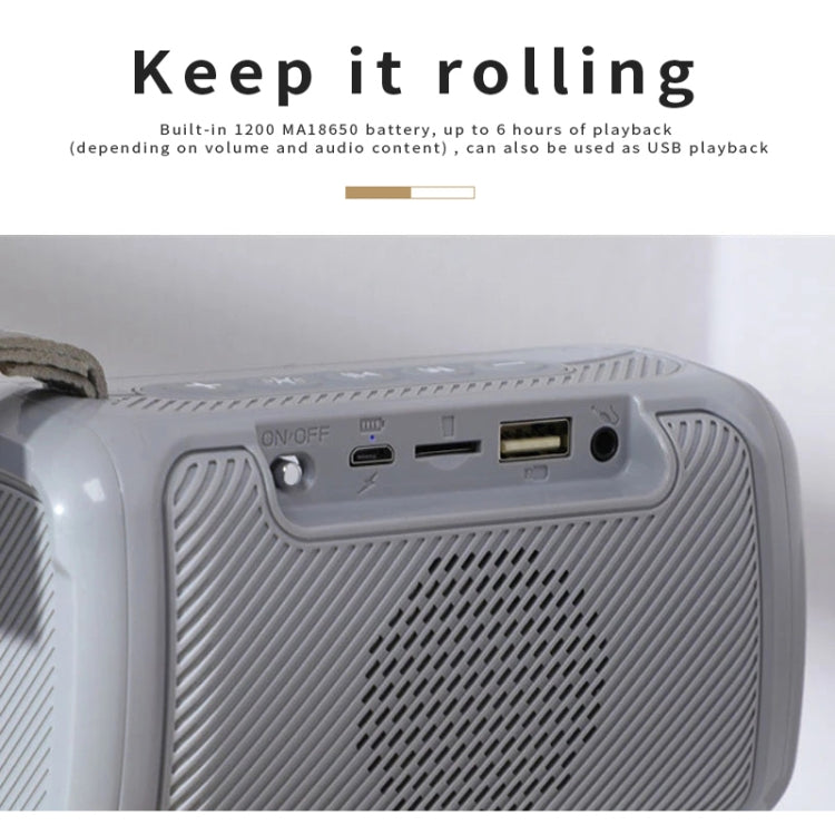 T&G TG193 Portable Bluetooth Speaker LED Light Waterproof Outdoor Subwoofer Support TF Card / FM Radio / AUX(Red) - Desktop Speaker by T&G | Online Shopping UK | buy2fix