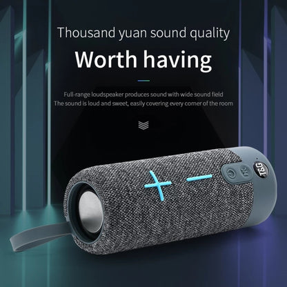T&G TG619 Portable Bluetooth Wireless Speaker Waterproof Outdoor Bass Subwoofer Support AUX TF USB(Black) - Desktop Speaker by T&G | Online Shopping UK | buy2fix
