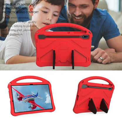 For Huawei MatePad Pro 12.6 2021 EVA Flat Anti Falling Protective Case Shell with Holder(Red) - Huawei by buy2fix | Online Shopping UK | buy2fix