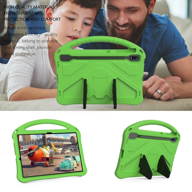 For Huawei MatePad Pro 12.6 2021 EVA Flat Anti Falling Protective Case Shell with Holder(Green) - Huawei by buy2fix | Online Shopping UK | buy2fix