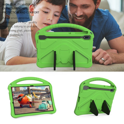 For Huawei MatePad Pro 12.6 2021 EVA Flat Anti Falling Protective Case Shell with Holder(Green) - Huawei by buy2fix | Online Shopping UK | buy2fix