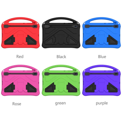 For Samsung Galaxy Tab S8+ / Tab S8 Plus /  Tab S7 FE / Tab S7+ T970/T975/T976 EVA Flat Anti Falling Protective Case Shell with Holder(Purple) - Galaxy Tab S8+ Cases by buy2fix | Online Shopping UK | buy2fix