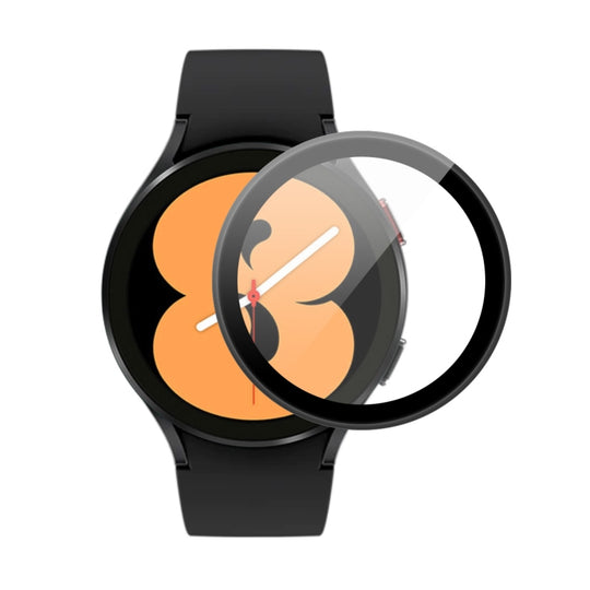 For Samsung Galaxy Watch4 44mm ENKAY Hat-Prince 3D Full Coverage Soft PC Edge + PMMA HD Screen Protector Film