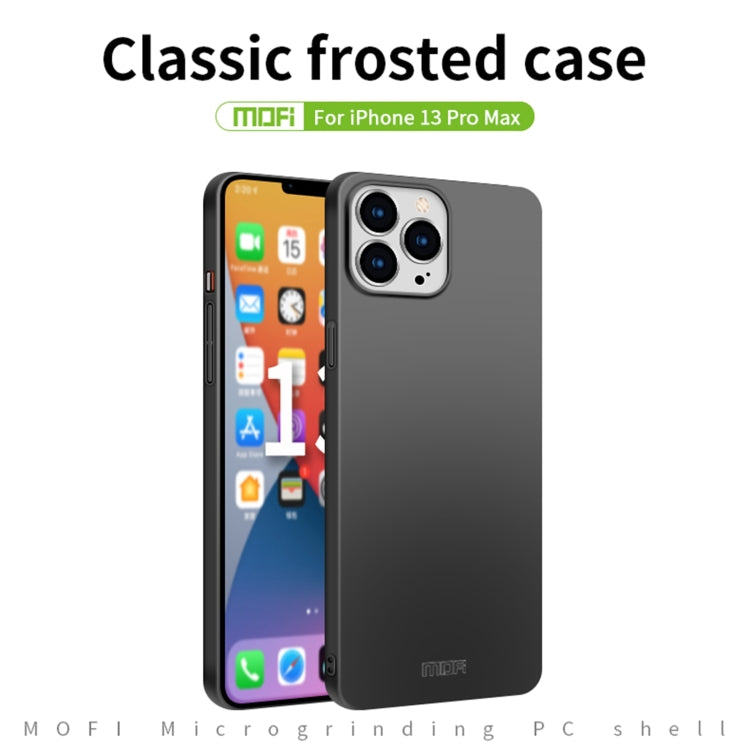 For iPhone 13 Pro Max  MOFI Frosted PC Ultra-thin Hard Case(Gold) - iPhone 13 Pro Max Cases by MOFI | Online Shopping UK | buy2fix
