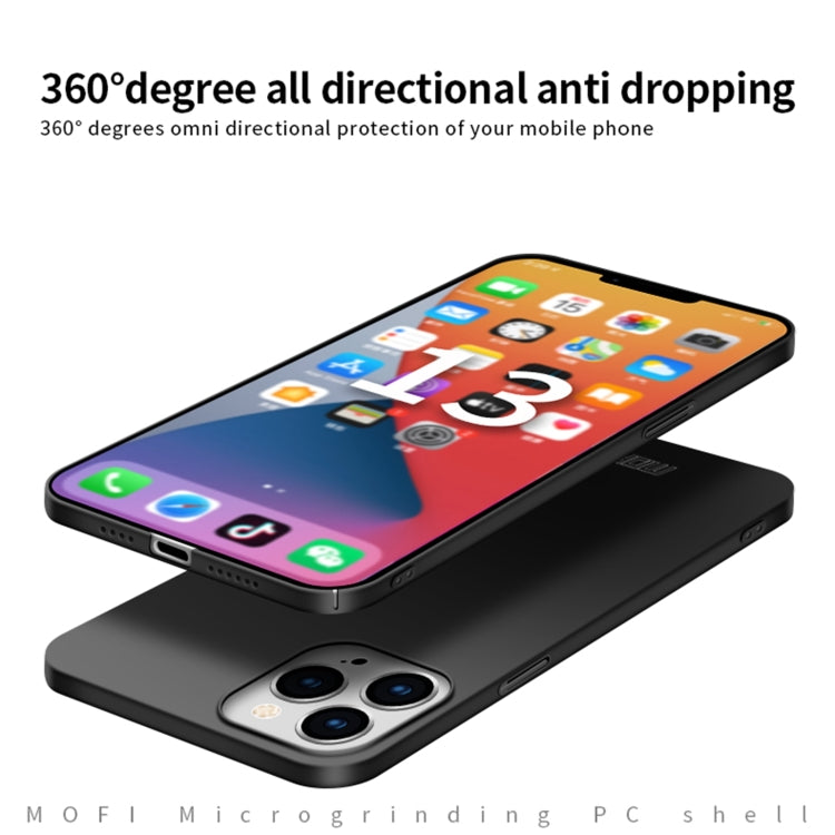 For iPhone 13 Pro Max  MOFI Frosted PC Ultra-thin Hard Case(Gold) - iPhone 13 Pro Max Cases by MOFI | Online Shopping UK | buy2fix