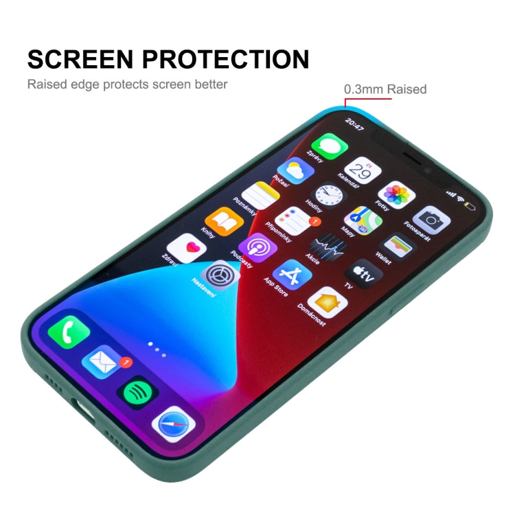 For iPhone 13 Pro Hat-Prince ENKAY Liquid Silicone Shockproof Protective Case Cover (Beige) - iPhone 13 Pro Cases by ENKAY | Online Shopping UK | buy2fix
