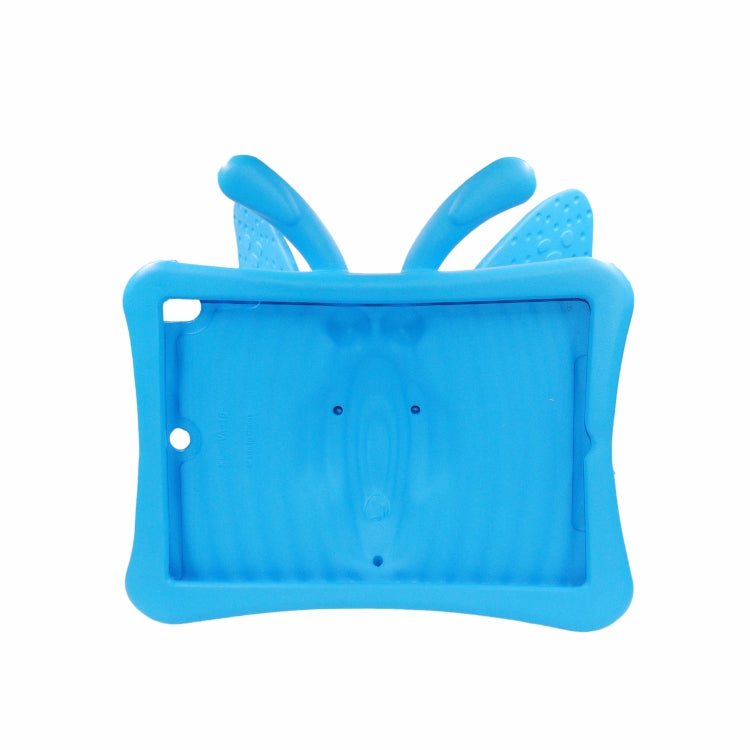 For iPad 10.2 2021 Butterfly Bracket Style EVA Children Falling Proof Cover Protective Case(Blue) - iPad 10.2 Cases by buy2fix | Online Shopping UK | buy2fix
