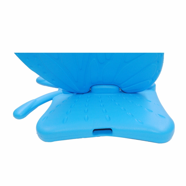 For iPad 10.2 2021 Butterfly Bracket Style EVA Children Falling Proof Cover Protective Case(Blue) - iPad 10.2 Cases by buy2fix | Online Shopping UK | buy2fix