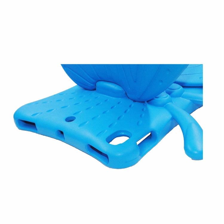 For iPad 10.2 2021 Butterfly Bracket Style EVA Children Falling Proof Cover Protective Case(Blue) - iPad 10.2 Cases by buy2fix | Online Shopping UK | buy2fix