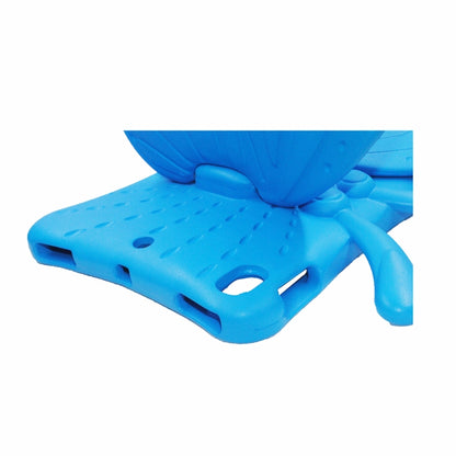 For iPad 10.2 2021 Butterfly Bracket Style EVA Children Falling Proof Cover Protective Case(Blue) - iPad 10.2 Cases by buy2fix | Online Shopping UK | buy2fix